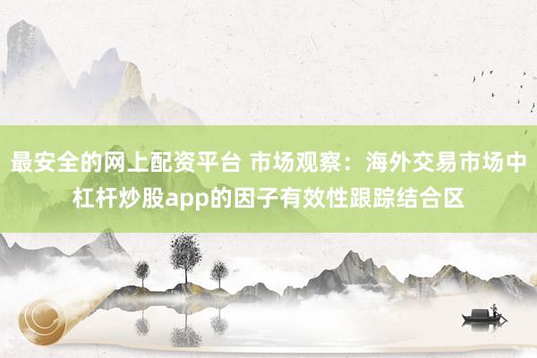 最安全的网上配资平台 市场观察：海外交易市场中杠杆炒股app的因子有效性跟踪结合区